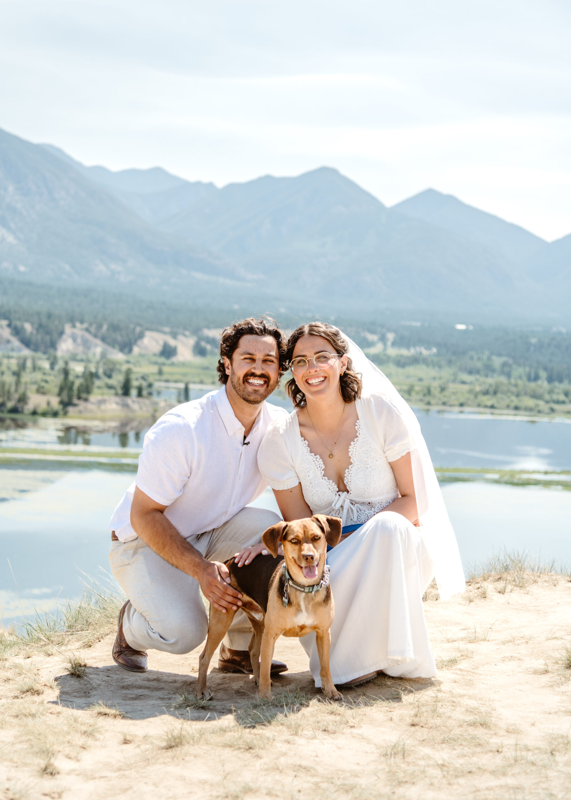 a couple eloping in Invermere BC captured by Estelle Gonord Photography