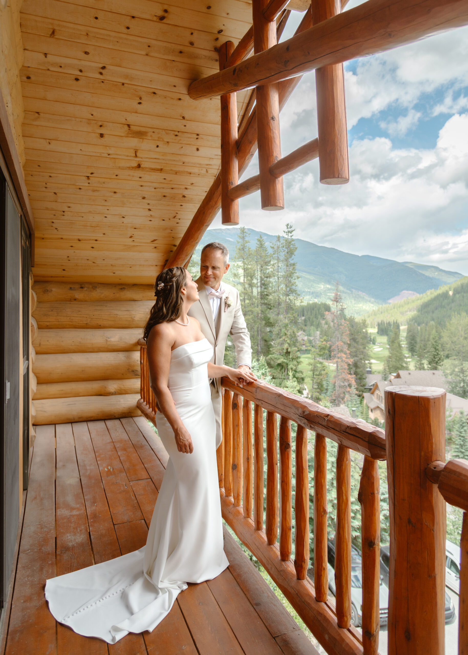 a couple getting married in Panorama Invermere BC by Estelle Gonord Photography