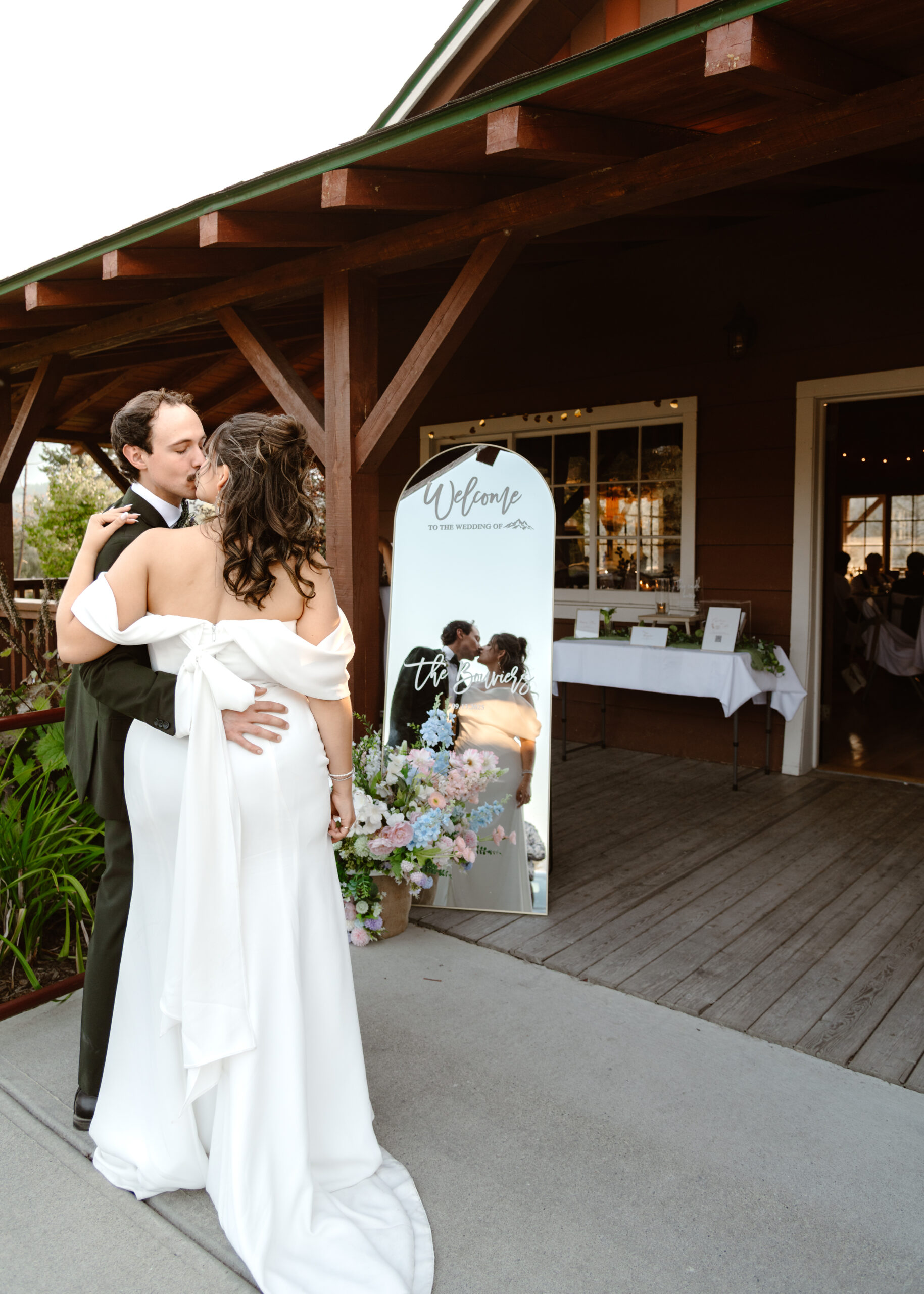 Wedding day at CPR lodge invermere BC