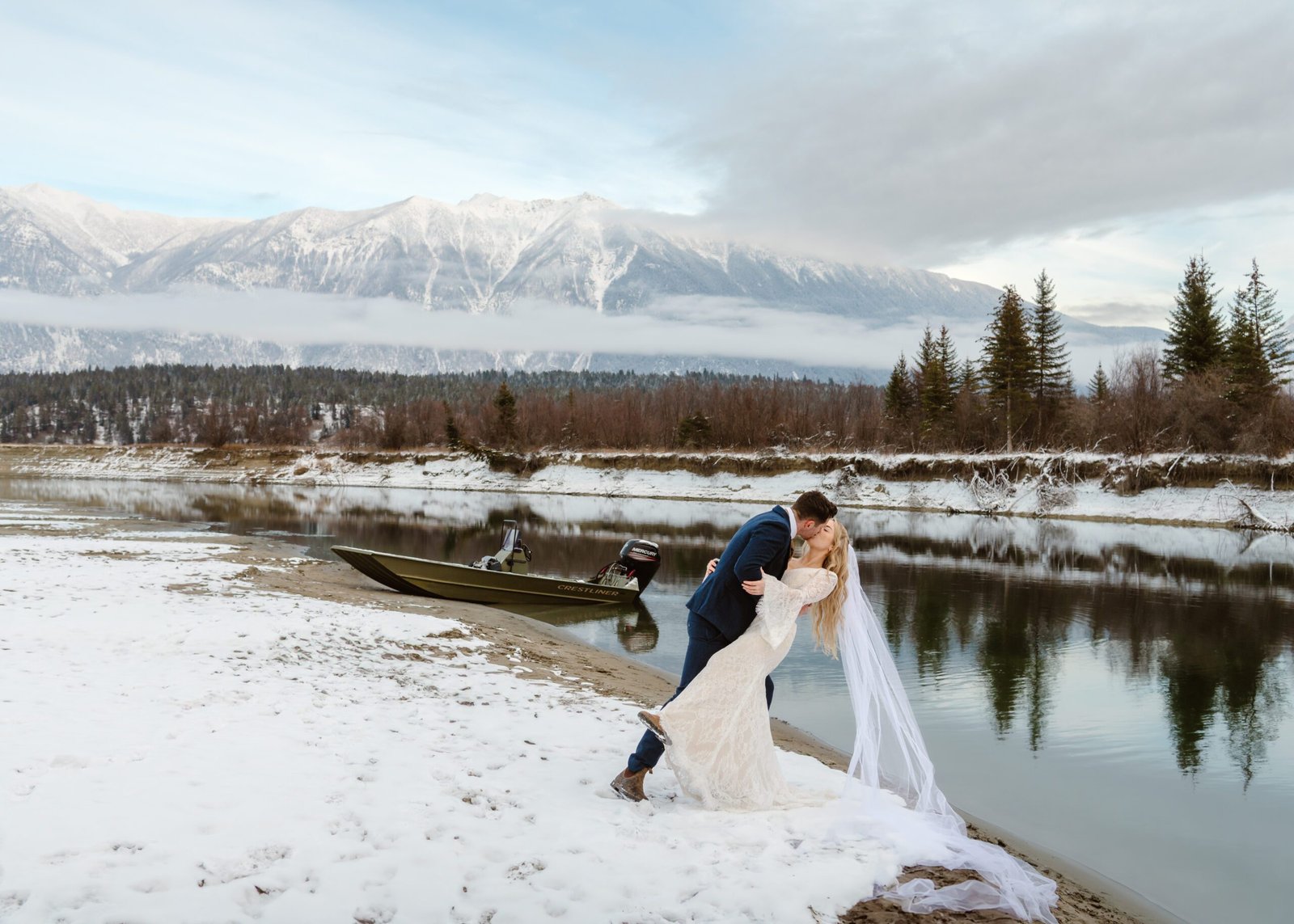 Jetboat elopement private tour bc estelle gonord