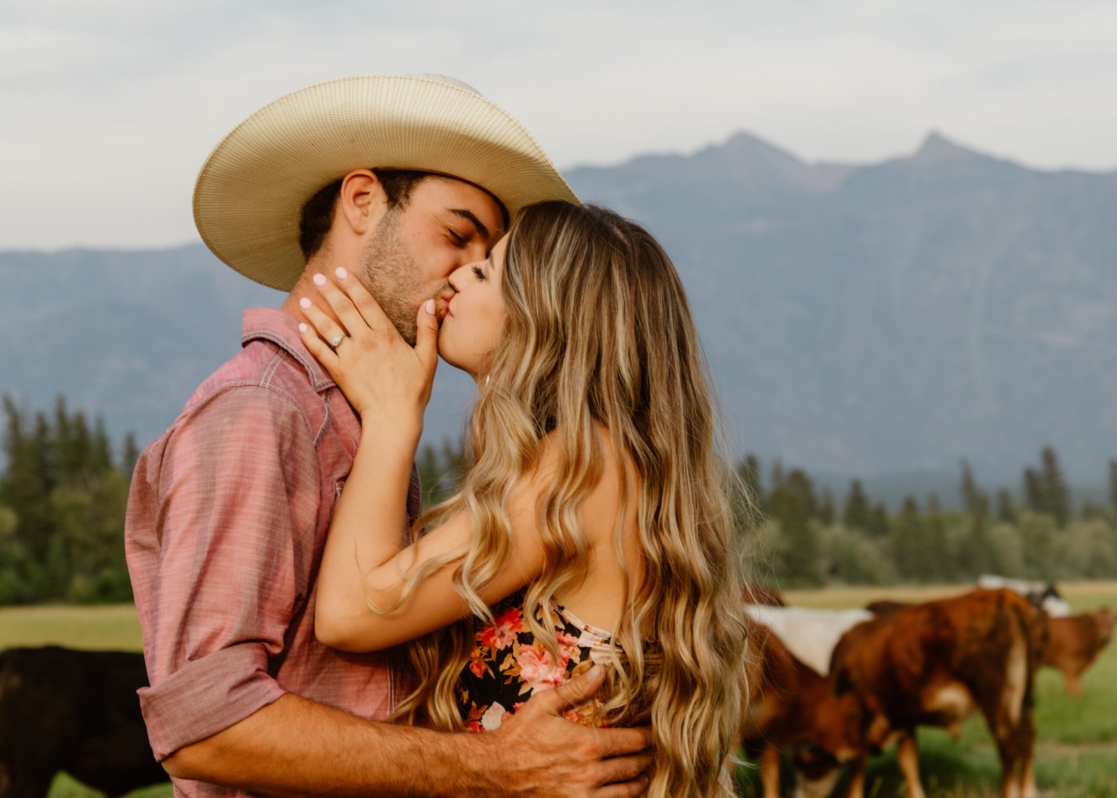 western engagement session style Kimberley BC