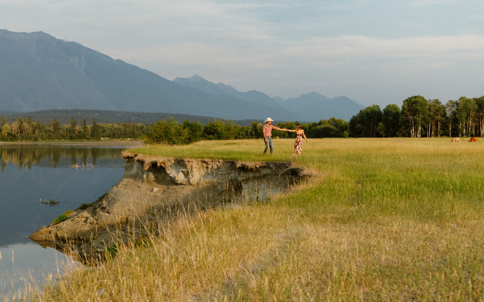 western engagement session style Kimberley BC