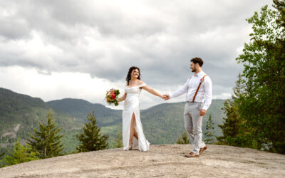 Paige & Kaydin’s wedding day in the heart of Castlegar, BC